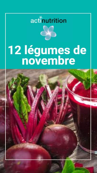 La liste des légumes de novembre